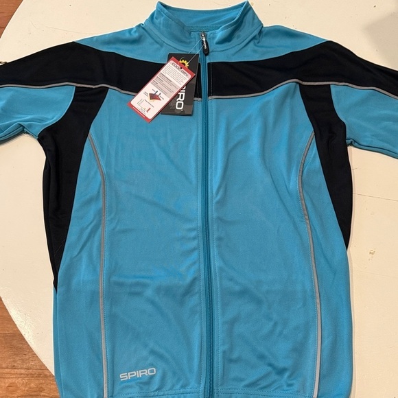 spiro Other - Spiro Bikewear Full Zip Top S188M Men’s S Blue/Black